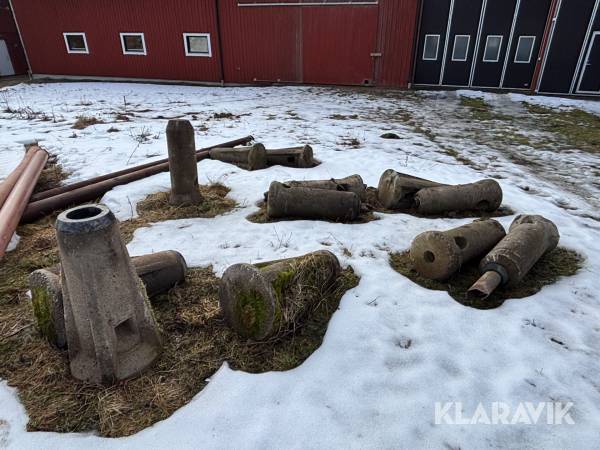 Parti med betongfundament