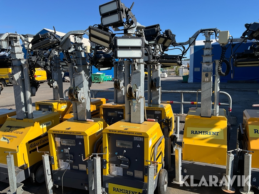 Belysningsmast Atlas Copco QLB 02