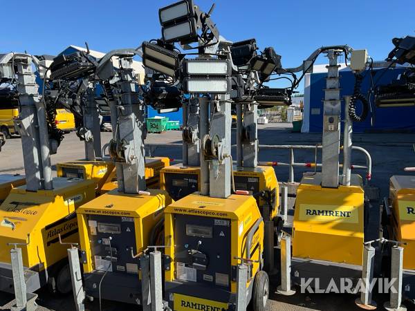 Belysningsmast Atlas Copco QLB 02