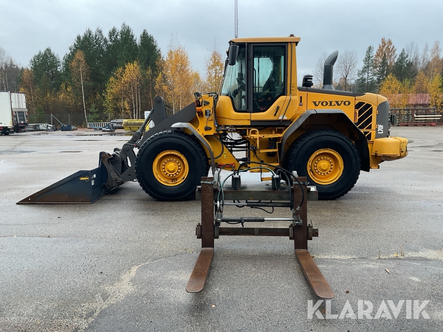 Hjullastare Volvo L70F med redskap