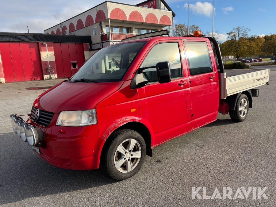 Pickup Volkswagen Transporter Chassi Dubbelhytt T28 2.5 TDI DPF 4Motion 10v Manuell 131 hk