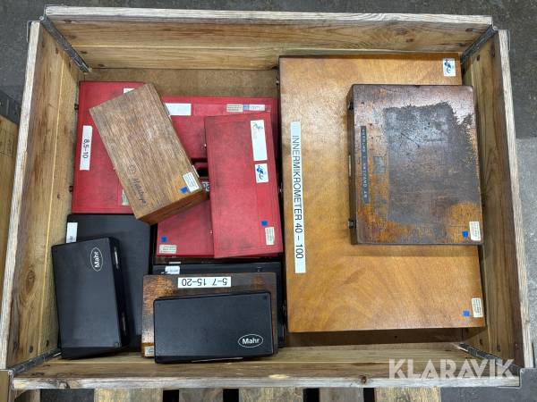 Mätutrustning Mitutoyo/Mahr/Etalon innerdiameter