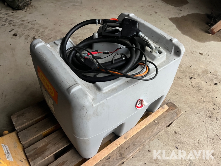 Dieseltank Cemo 210L med pump