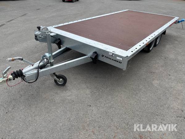 Biltrailer Temared Carplatform