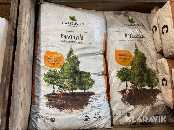 Barkmylla Hasselfors 40L 7 säckar