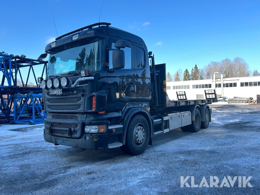 Lastväxlare Scania R500 LB 6X2*4 med maskinflak