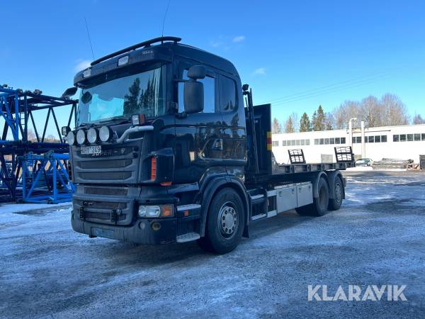 Lastväxlare Scania R500 LB 6X2*4 med maskinflak