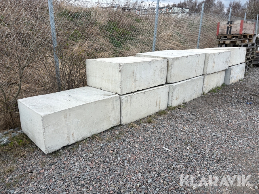 Betongblock 9 st