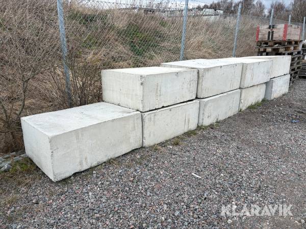 Betongblock 9 st