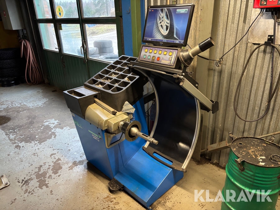 Balanseringsmaskin Hofmann Geodyna 6900-2P med snabbnav