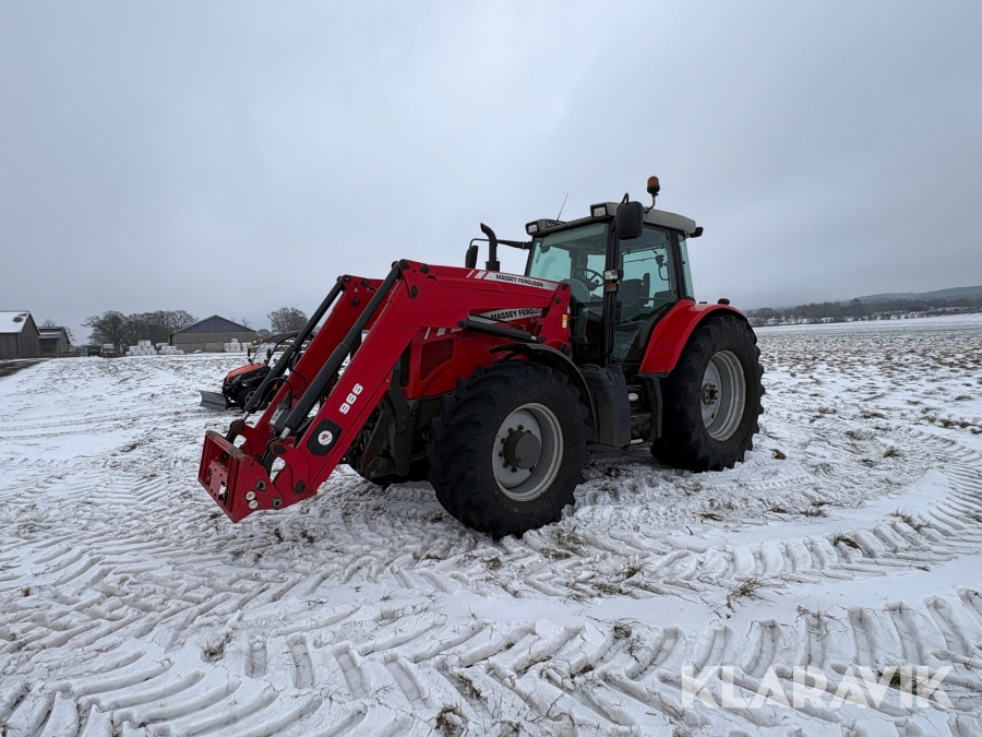 Traktor Massey Ferguson 6480  Dyna-6 Med Frontlastare MF 966