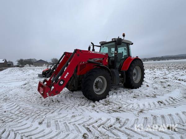 Traktor Massey Ferguson 6480  Dyna-6 Med Frontlastare MF 966