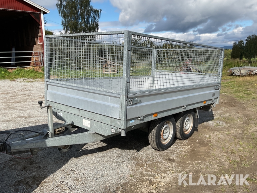 Personbilssläp Hapert E2700 med eltipp 