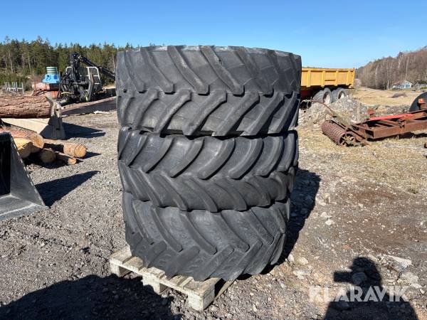 Traktordäck 480/65R28 tre styck