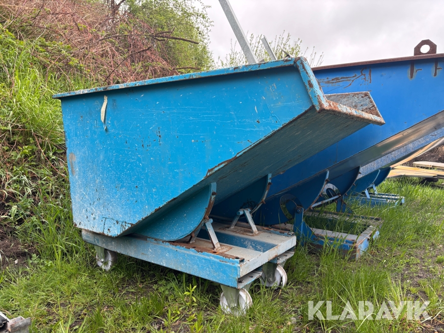 Tippcontainer med hjul
