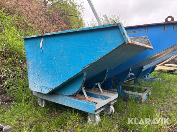 Tippcontainer med hjul