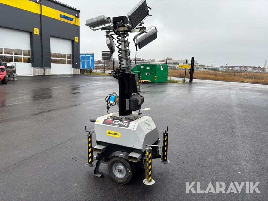Belysningsmast LED 7M TSR-Light Luxtower C LG7