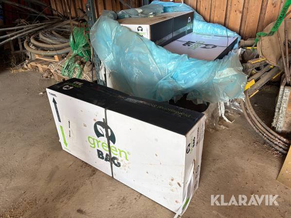 Tubläggningsskin / Korvpackare Green Bag
