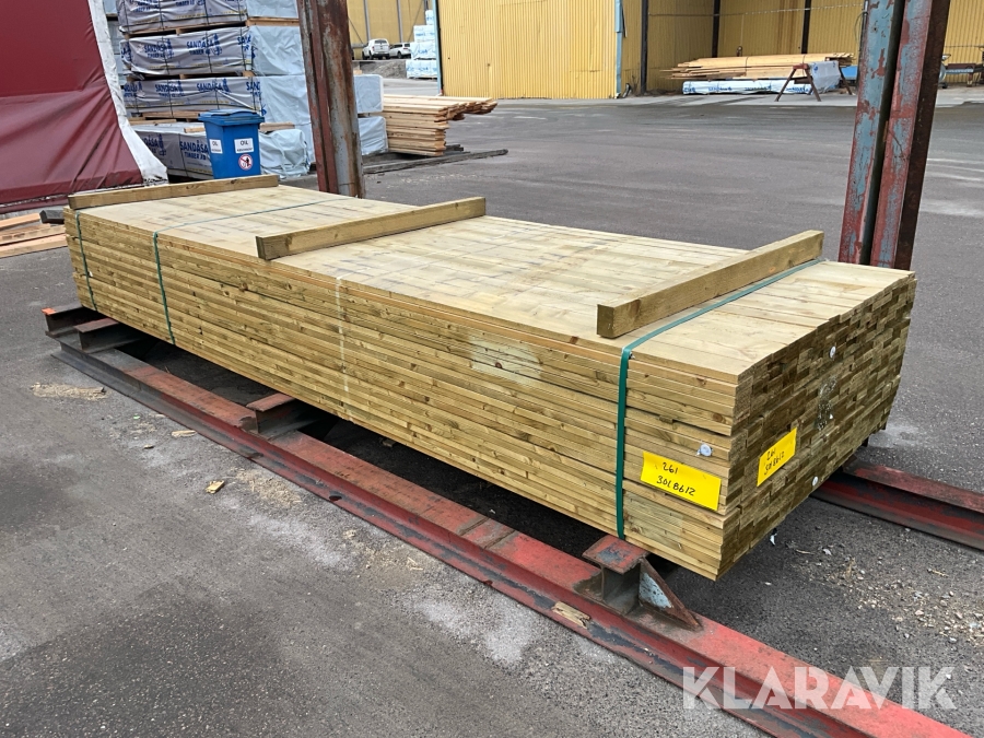 Virkespaket skyddsimpr gran ( ej tryckimp) 22x70 1180 Löpmeter