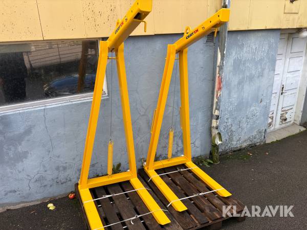 Helikopter/ Pallgaffelställ för kran Cartex 6020F