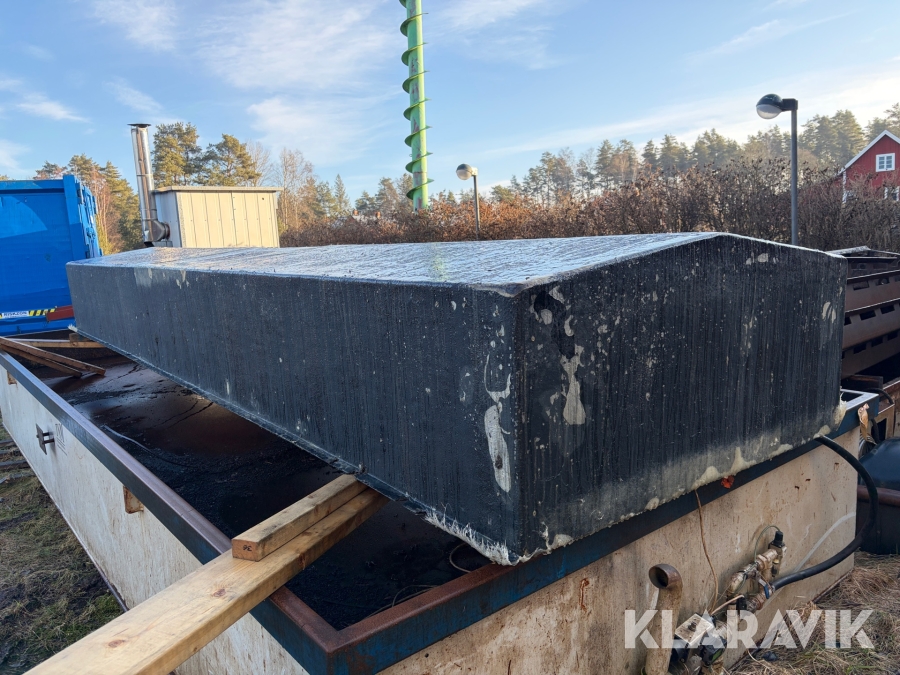 Flytpontoner i trä/glasfiber 6 x 1,5 m 2 st
