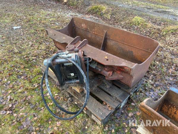 Planeringsskopa hydraulisk JCB fäste