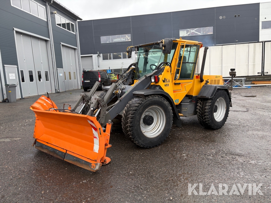 Hjullastare Wille 655 V med Vikplog