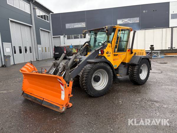 Hjullastare Wille 655 V med Vikplog