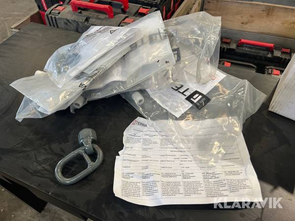 Lyftöglor med svirvel Terwa 6 st