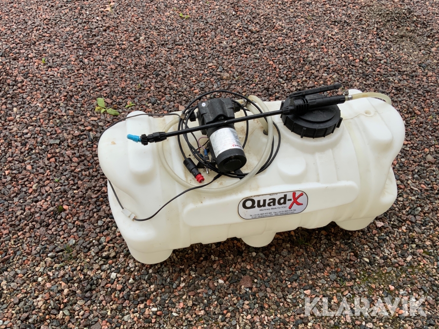 Ogrässpruta Quad-X 95liter med ramp, Nyköping, Klaravik aukt