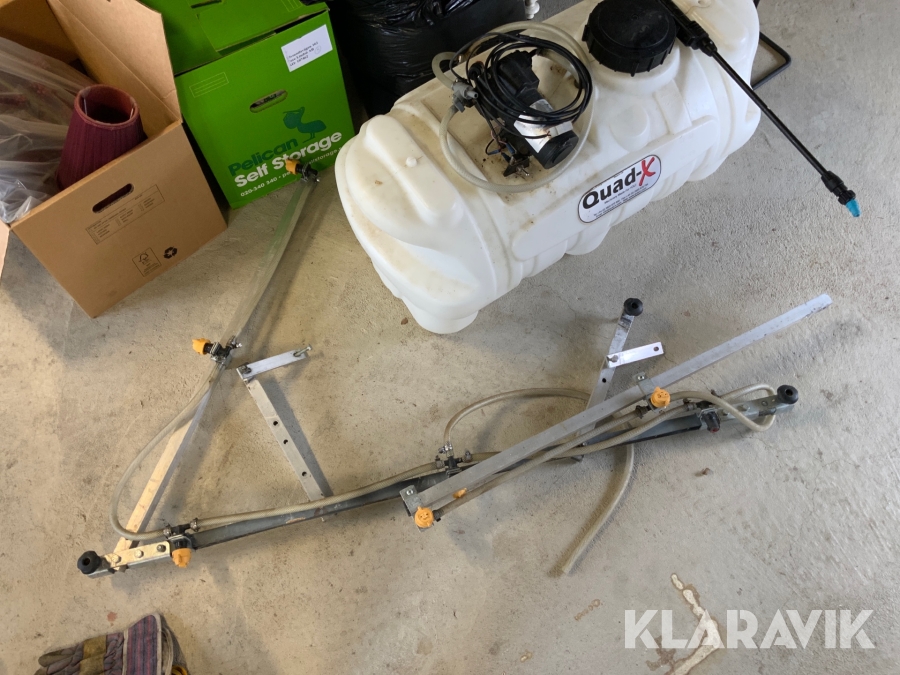 Ogrässpruta Quad-X 95liter med ramp, Nyköping, Klaravik aukt