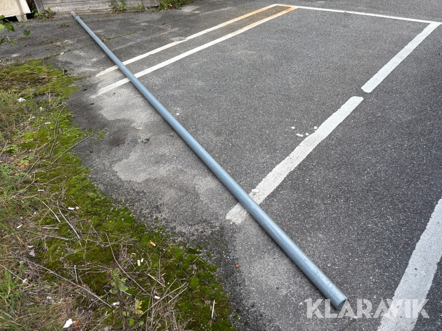 Metallstolpe till betongsugga 2st 