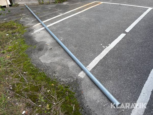 Metallstolpe till betongsugga 2st 
