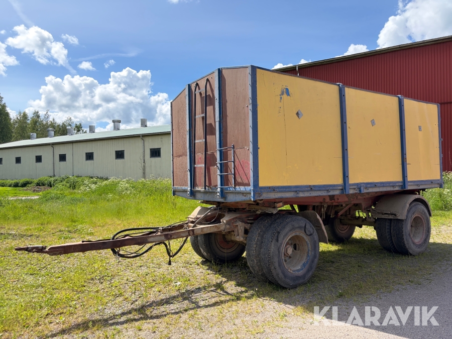 2-axlad Spannmålsvagn med ca 19 m3 lastkapacitet