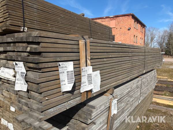 Royal Linolatrall Furu Grå 28x145mm Rillad på ovansidan ca 580m 4,5m/4,8m