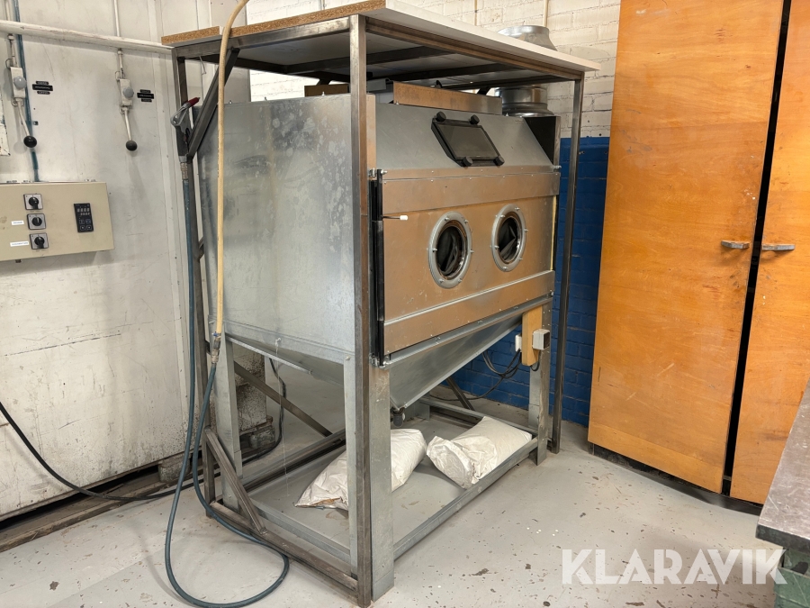 Blästerskåp Concad Konstruktion inkl skyddsram