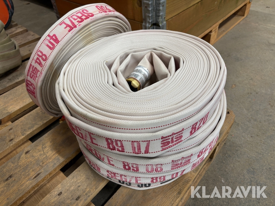 Brandslang 5 st 20 m Svebab 38 mm