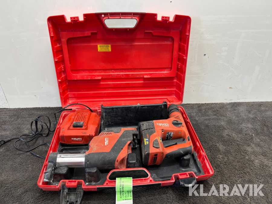 Borrhammare batteri med dammsugare Hilti TE 4 A22