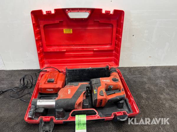 Borrhammare batteri med dammsugare Hilti TE 4 A22
