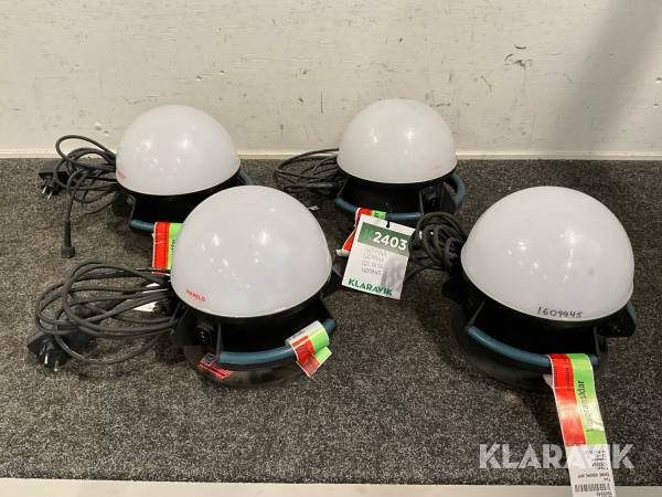 Arbetslampa LED Mareld SHINE 4500RE APP 4st
