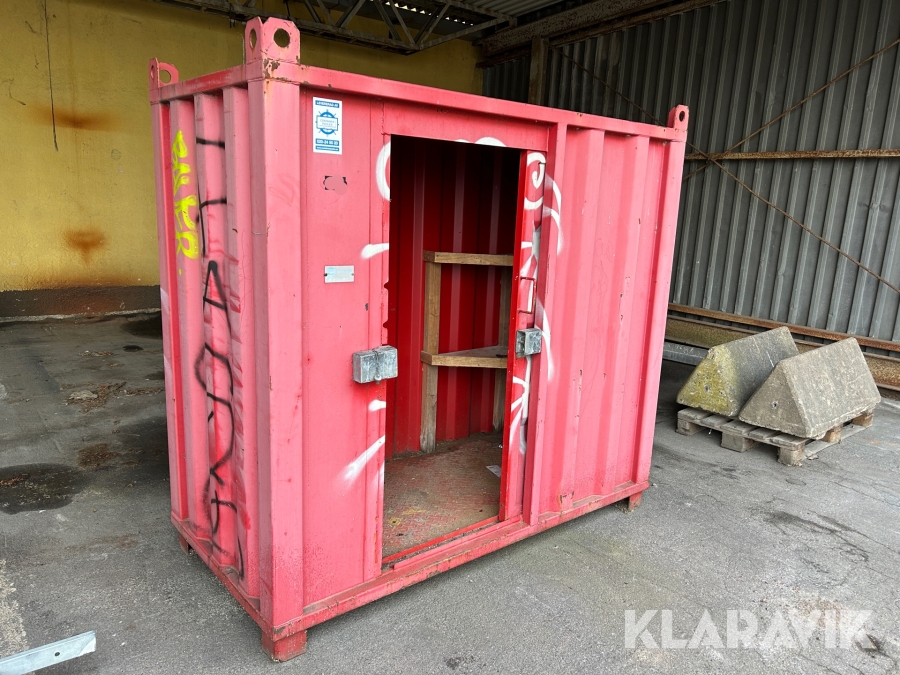 Verktygscontainer/valvcontainer Container Poolen 4 fot