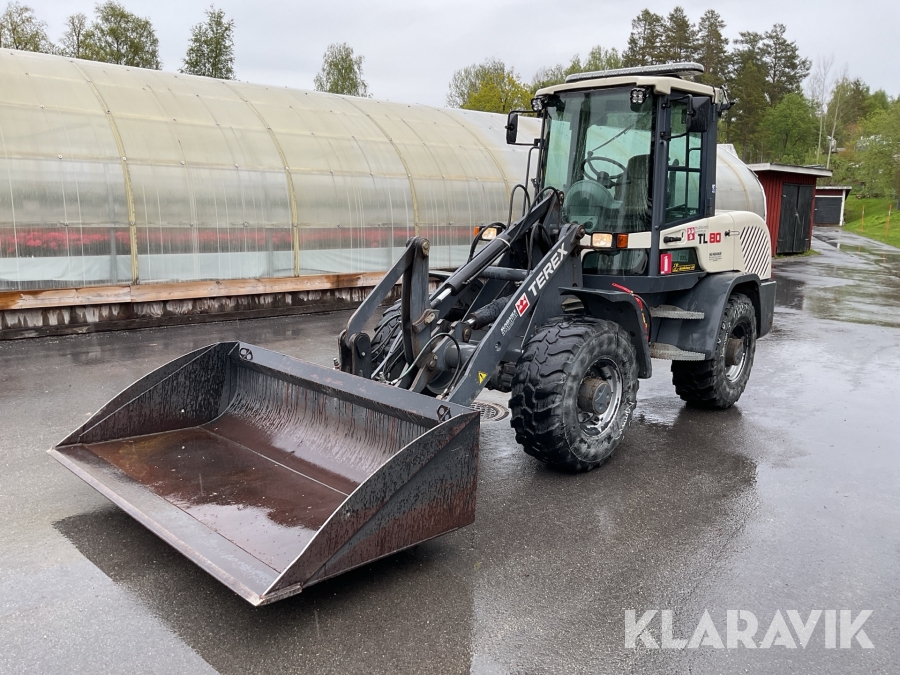 Hjullastare Terex TL80 med redskap