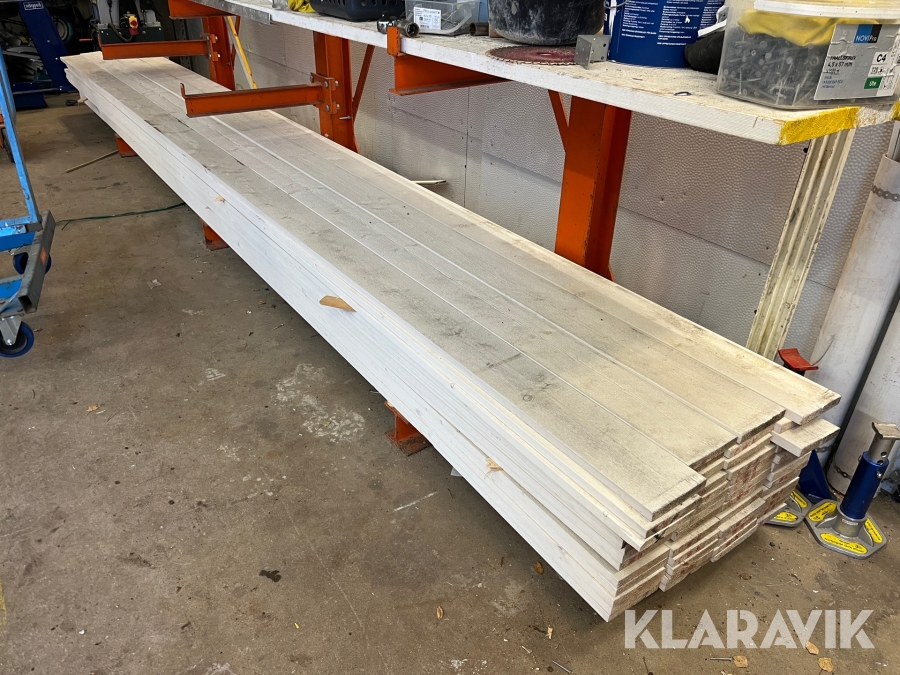 Grundmålad klädselbräda 22x145x5000mm