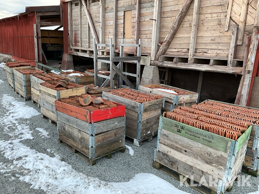 Enkupigt lertegel ca 2600st