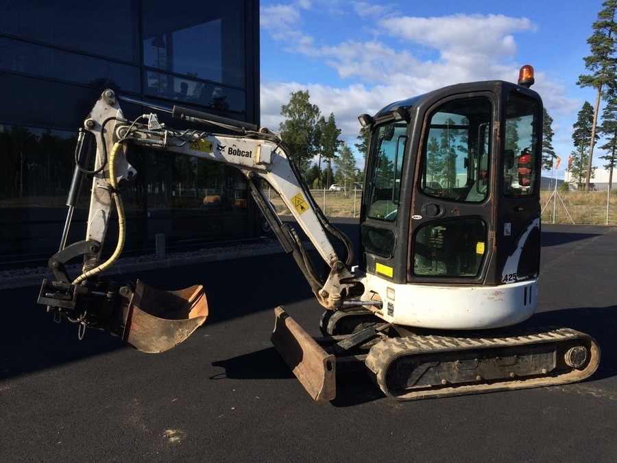 Minigrävare m Rototilt