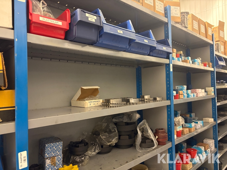 Blandat parti med kedjor, bustningsskivor