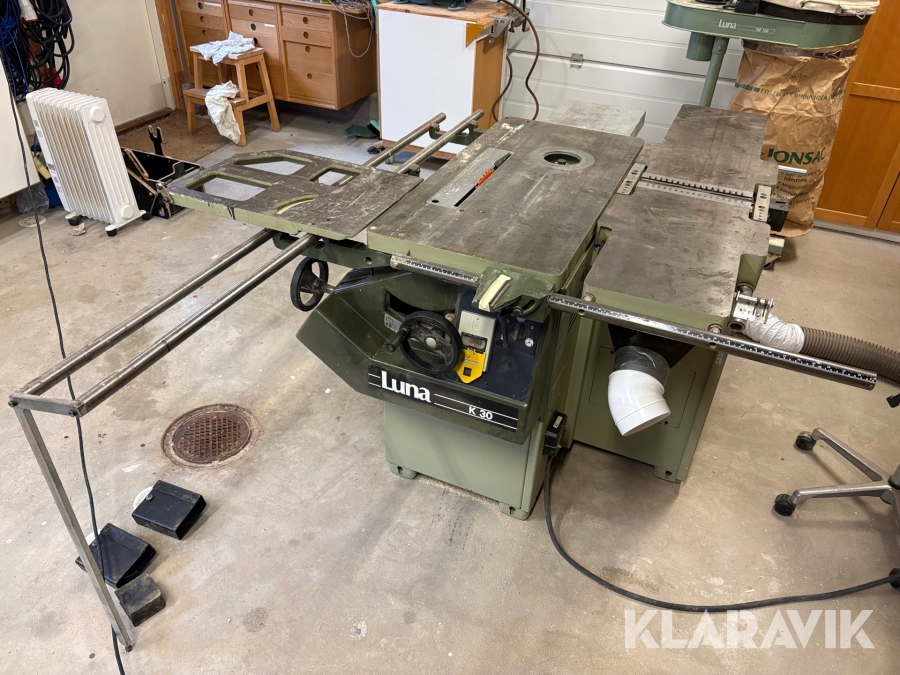 Multimaskin Luna K 30 med Luna NF 130 spånsug