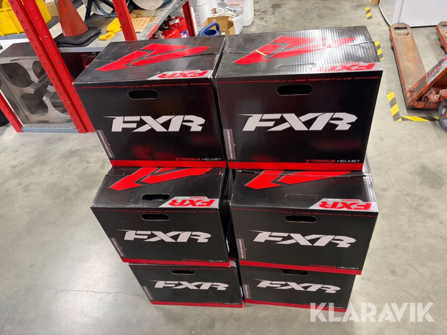 Parti med crosshjälmar FXR Torque Team Storlek M/L 10 st