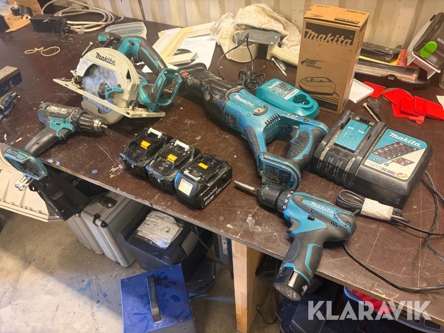 Handverktyg Makita 4st maskiner