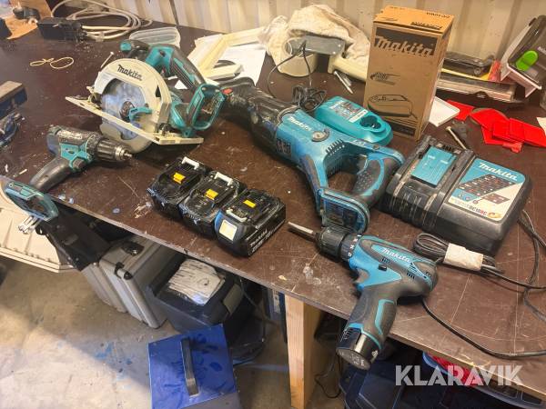 Handverktyg Makita 4st maskiner